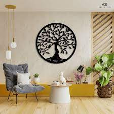 Custom Olive Tree Of Life Metal Wall Art