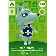 Discover amiibo, a brand new way to interact with your favorite nintendo characters and games. Nintendo Animal Crossing Happy Home Designer Amiibo Card Whitney 148 Walmart Com Walmart Com