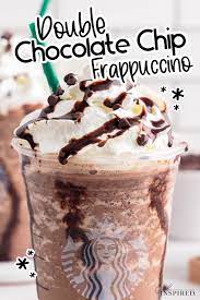 double chocolate chip frappuccino