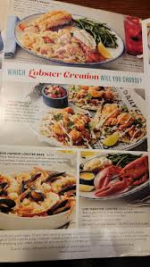 menu au red lobster toronto