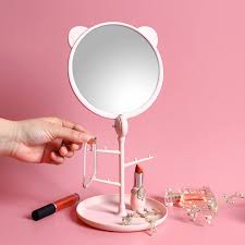 m a phc desk vanity mirror with branch