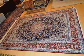 isfahan persian rug 10ft x 7ft 1000