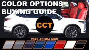 2022 acura mdx color options ing