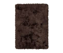 rug stormhatt fake fur 140x200 brown