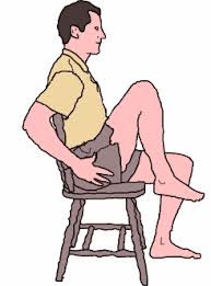 seated knee raise exercise for