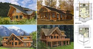 Log Home And Log Cabin Floor Plans