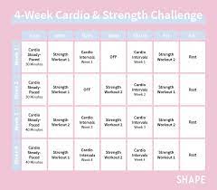 4 Week Workout Plan For Women