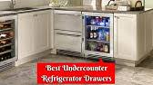 undercounter and double drawer