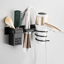 Home Wall Mount Hair Dryer Holder Rack