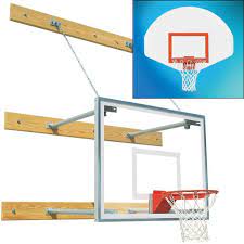 bison wall mounted basketball hoop w
