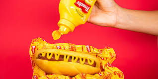 mustard flavored hot dog buns