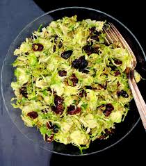 vegan shaved brussels sprouts salad