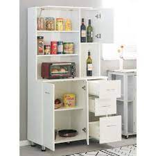 Basicwise White Kitchen Pantry Storage