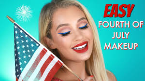 easy fourth of july makeup tutorial