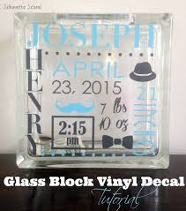 Vinyl Glass Block Tutorial Silhouette