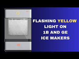 ice maker flashing yellow light you