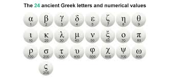 hebrew and greek alphabet and numerical