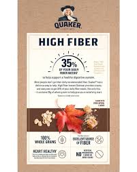 high fiber instant oatmeal maple and