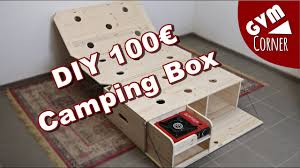 Easy modern diy copper decor with concrete flowers. Diy 100 Camping Box Campingbox Fur Unter 100 Euro Youtube