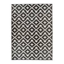 world rug gallery seville 5 x 7 black