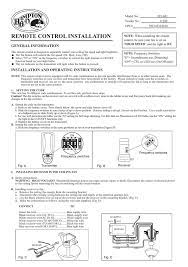 hton bay 70830 instructions