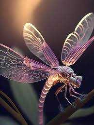 Fluorescent Dragonfly Diamond Painting