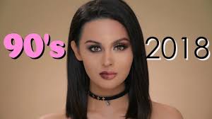 90 s vs 2018 makeup tutorial you