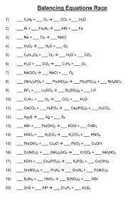 Balancing Chemical Equations Mr