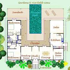 Thailand Holiday Villa Floor Plan And Layout Of Rice Paddy Villa