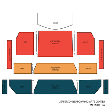 Venues Seating Charts Jefferson Performing Arts Society