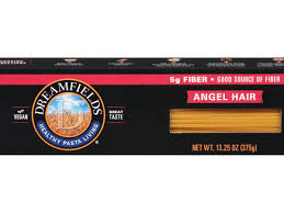 angel hair pasta dry nutrition facts