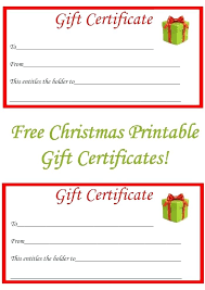 Free Gift Certificate Homemade Template Diy Innovanza Co
