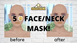 stardoll face neck mask only