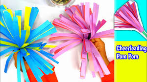 how to make cheerleader pom poms diy