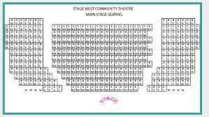 Seating Charts Stage West Playhouse Spring Hill Fl