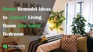 convert living room into guest bedroom