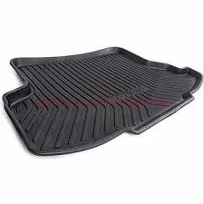 black pu leather kmh cargo boot mat for