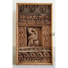 Indian Wooden Wall Hanging Panel Wall