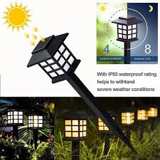 Shop 2pc Solar Power Pathway Lights Outdoor Garden Lights Solar Pathway Lights Outdoor Landscape Lighting Light For Lawn Patio Yard On Sale Overstock 28472787