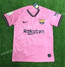 Messi to quit barca in 2021? 2020 2021 Barcelona 2nd Away Pink Thailand Soccer Jersey Aaa 407 Soccer Jersey Shirts Custom Soccer
