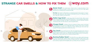 strange car smells and how to fix them