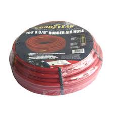 Red Rubber Air Hose 10 Ft X 3 8 Inch