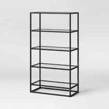 shelf ada bookshelf with glass shelves