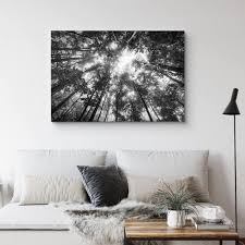 Black And White Canvas Wall Art For