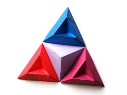 Origami Tricorne Pixels For 3d Paper