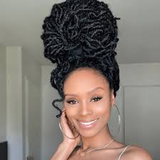Bangs hairstyles fringe women hairstyles over 50 gray.fringe hairstyles ideas. Goddess Locs 26 Trendy Loc Styles In 2020 Ath Us