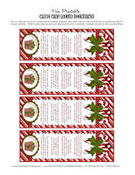 Wrap up a box of candy canes and deliver them to the people in your happy home's world with this free printable tag. My Computer Is My Canvas Freebie Candy Cane Legend Bookmarks