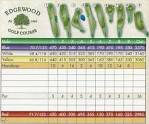 Scorecard — Edgewood Golf Course