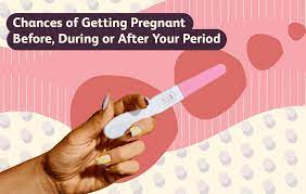 get pregnant right before your period