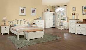 The collection provides plenty of options for creating a cohesive bedroom set. White Bedroom Furniture With Wooden Top Bedroom Furniture Top White W Luxury White Bedroom Furniture Painted Bedroom Furniture White Wood Bedroom Furniture